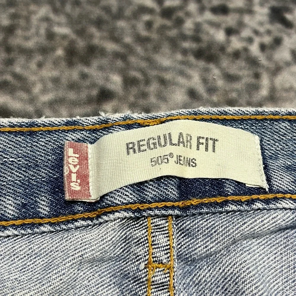 Levi's 505 Regular Fit Jeans Mens‎ 36x32 Light Blue Denim Vintage Y2K
